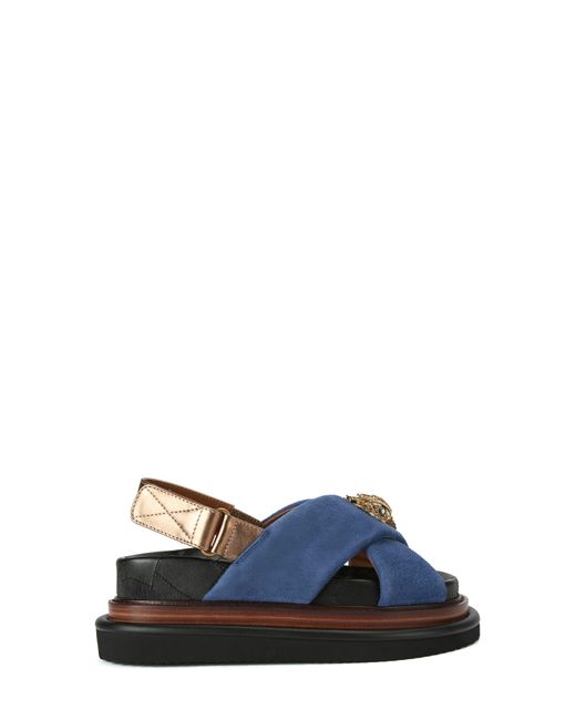 Kurt Geiger Orson Slingback Sandal in Blue Lyst