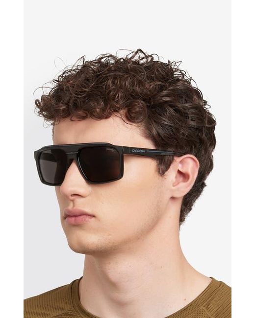 Carrera Gray C Sport 59Mm Rectangular Sunglasses for men