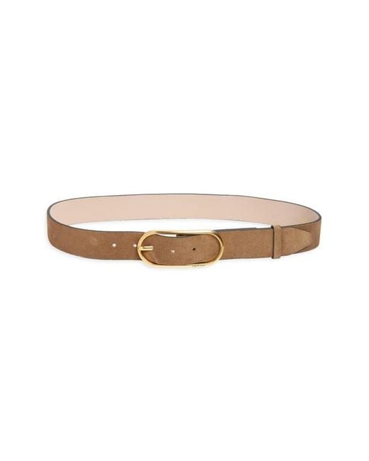Rag & Bone Natural Rounded Rebound Leather Belt