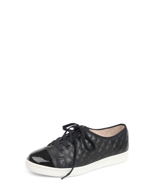 Paul Mayer Black Samba Cap Toe Sneaker