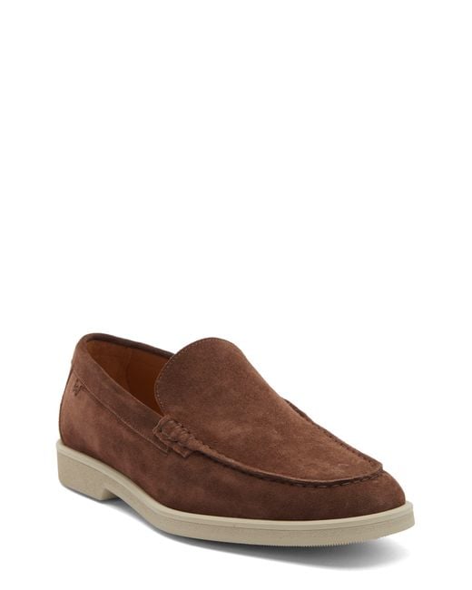Stuart Weitzman Brown Don Loafer for men
