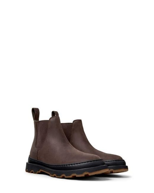 Camper Brown Crazyhorse Chelsea Boot