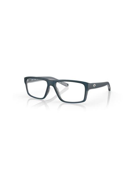 Costa Blue 59Mm Rectangle Optical Glasses for men