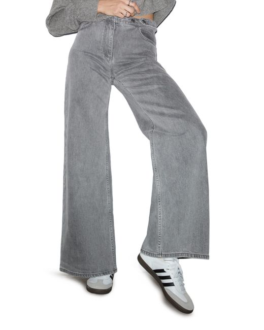 & Other Stories Gray & Wide Leg Jeans