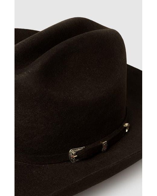 Manuela Black Range Wool Western Cowboy Hat
