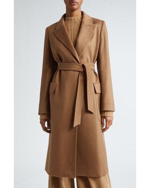 Max mara belted coat deals