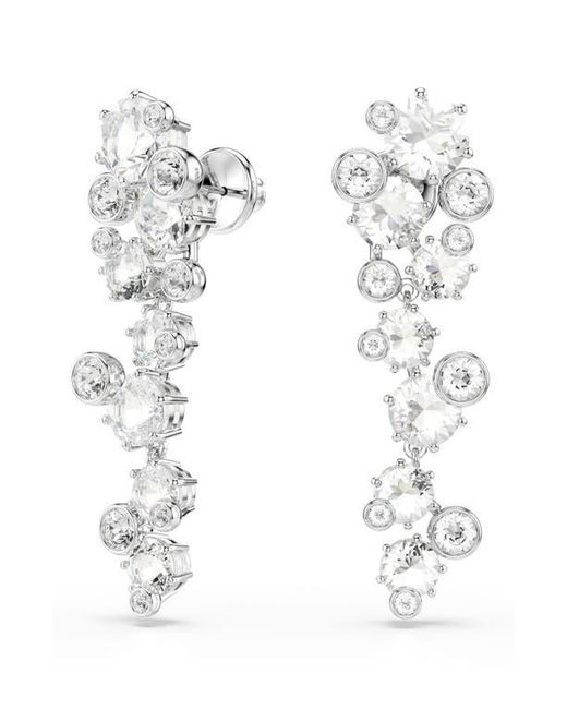 Swarovski White Constella Crystal Drop Earrings