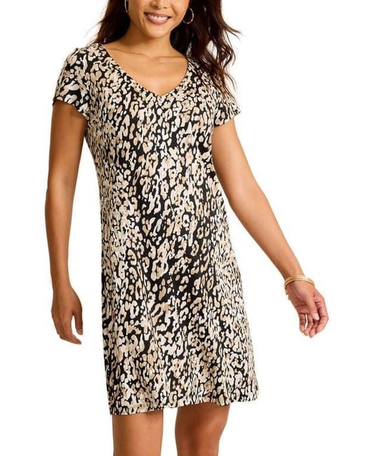 Tommy Bahama White Darcy Print Minidress