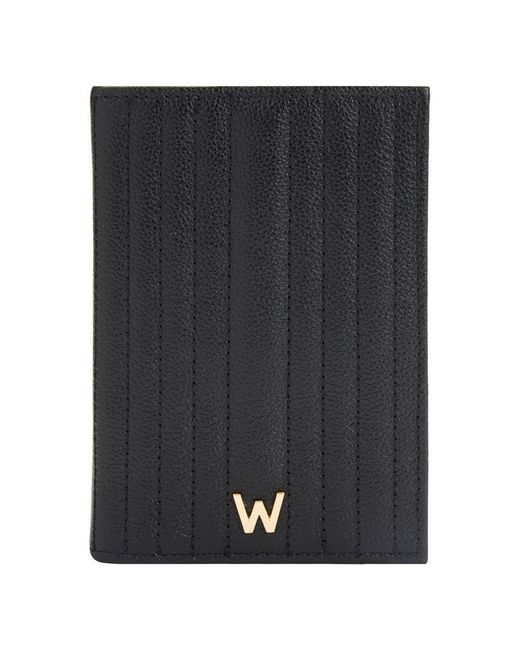 Wolf Black Mimi Passport Case