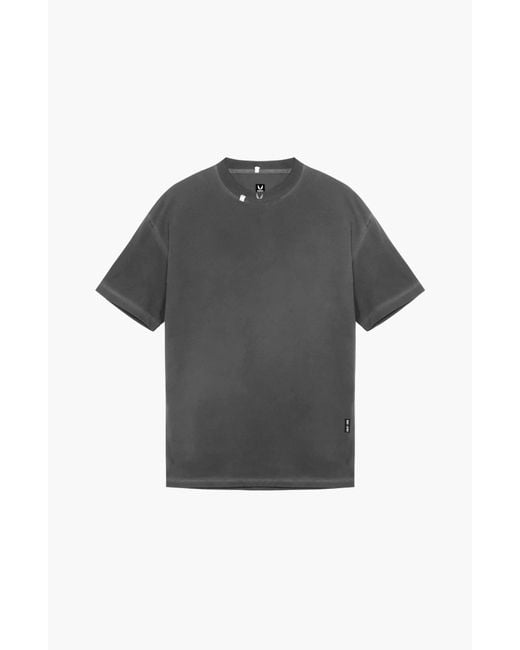 ASRV Gray Tech Essential Relaxed Tee for men