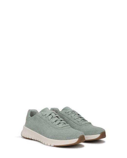 Vionic Gray Uptown Metallic Suede Sneaker
