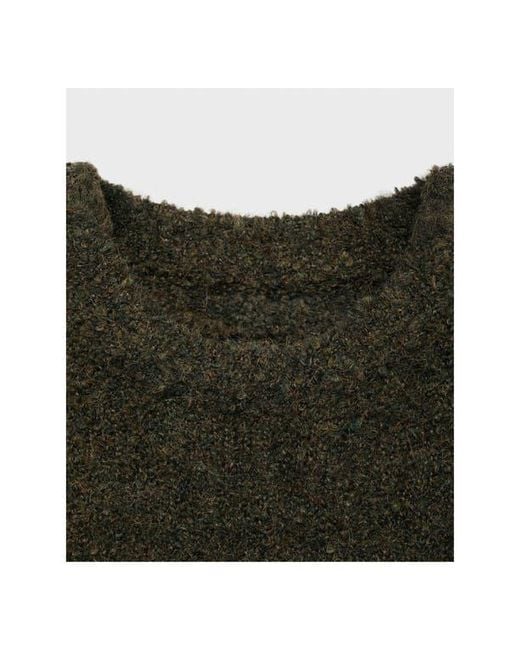 Mango Green Bouclé Sweater