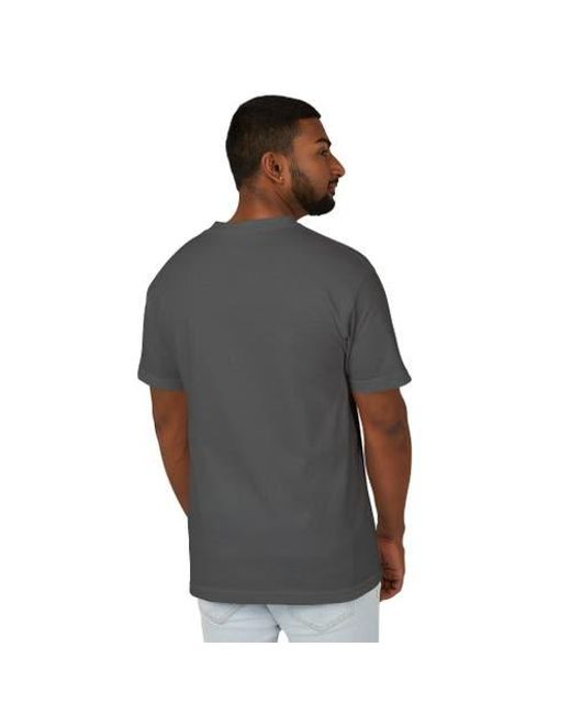 Ledger & Ford Gray L&F University Garment-Dyed Tee for men