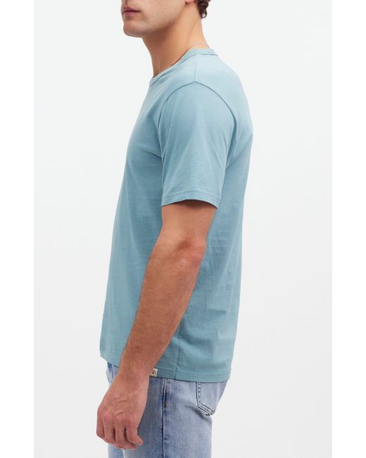 Madewell Blue Allday Garment Dyed Cotton T-shirt for men