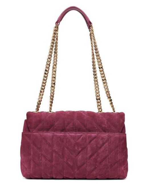 Karl Lagerfeld Purple Lafayette Shoulder
