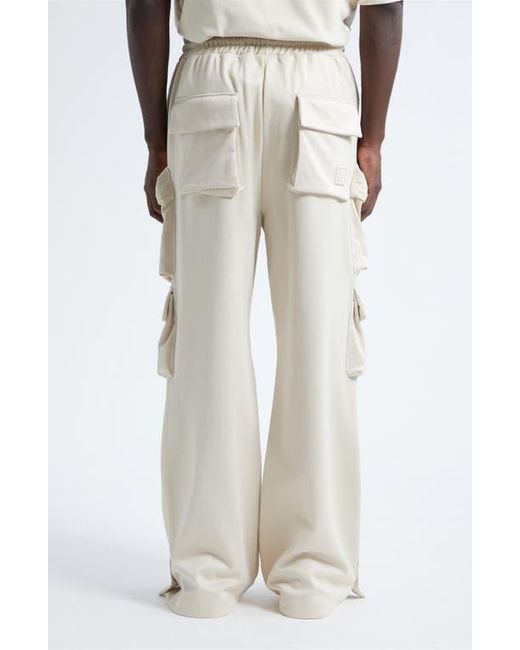 Amiri Natural Drawstring Cargo Pants for men