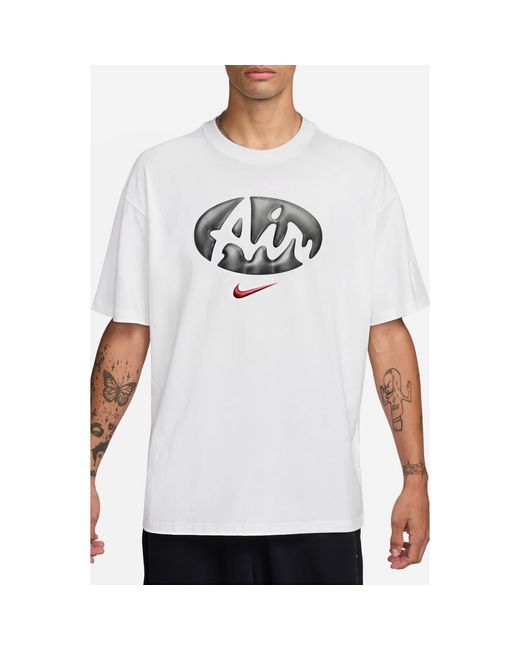 Nike White Air Max90 Graphic T-Shirt for men