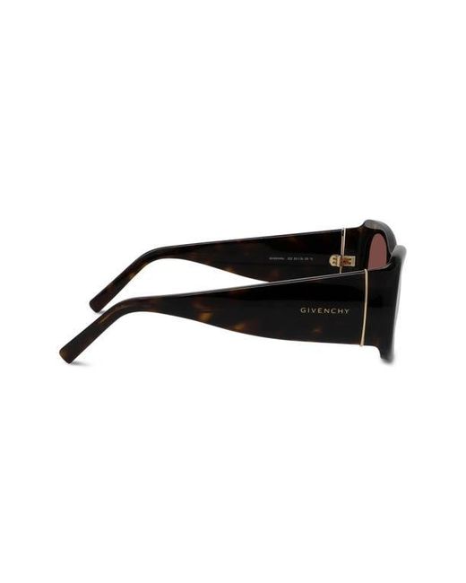 Givenchy Brown 53Mm Geometric Sunglasses
