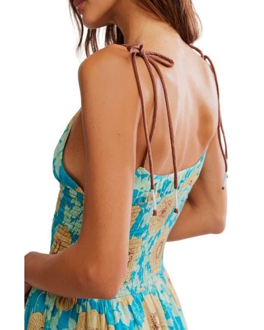 free people tiered midi dress Free People Women's Adriel Midi Dress - Brown - Size S