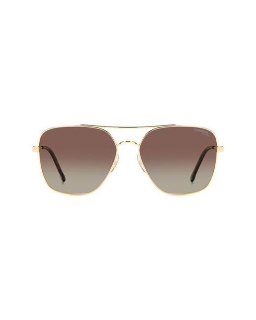Carrera Brown 60Mm Gradient Square Sunglasses