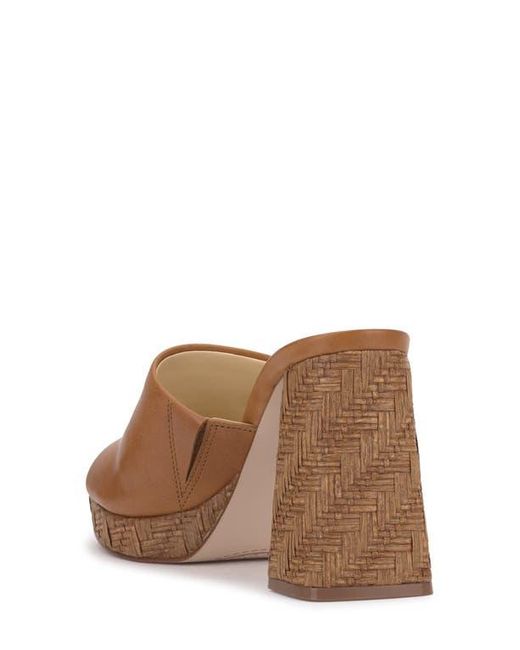 Jessica Simpson Brown Kameena Platform Wedge Sandal