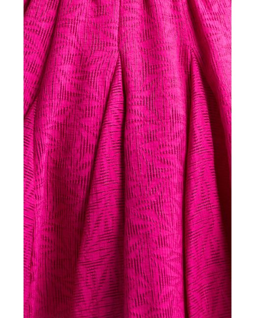 Ramy Brook Pink Kallie Floral Burnout Dress
