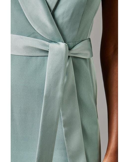 coast tux satin dress Women's Tux Satin Dress, Champagne