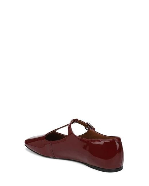 Sarto Red Flexa Astoria T-Strap Flat