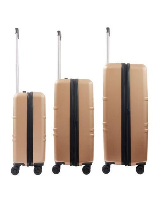 American Dreamliner Natural 3-Piece Hardside Luggage Set 22.5, 26.5, 30