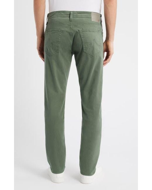 AG Jeans Green Everett Slim Straight Leg Pants for men