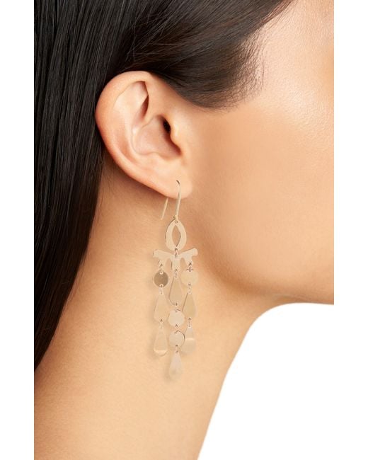 Isabel Marant Metallic Malina Chandelier Earrings