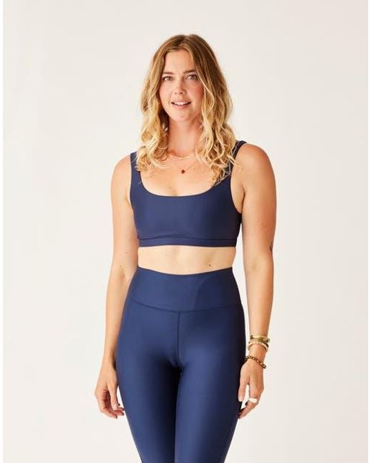 Carve Designs Blue Korbyn Compression Top D-Dd Cup