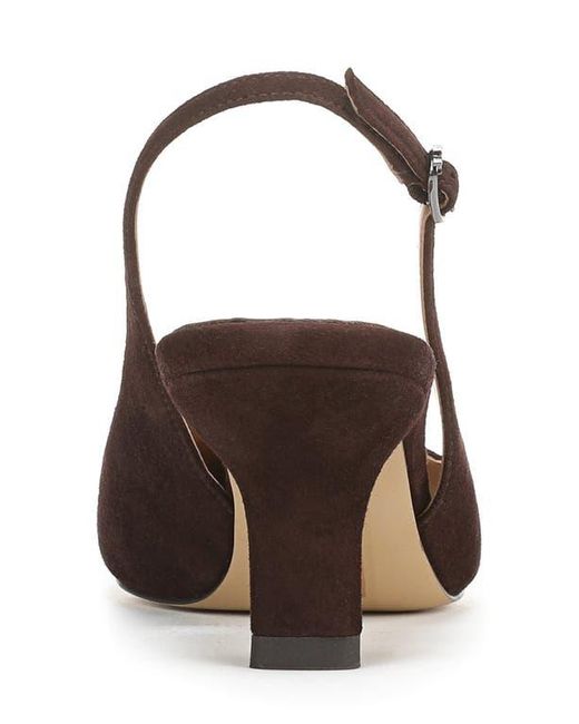 Sam Edelman Brown Bianka Slingback Pointed Toe Pump