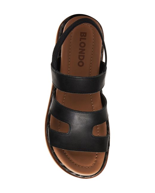 Blondo Black Frankee Slingback Platform Sandal