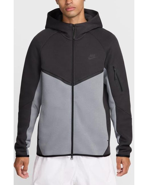 Nike Black Tech Windrunner Zip Hoodie for men