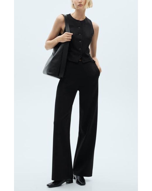 Mango Black Crop Vest
