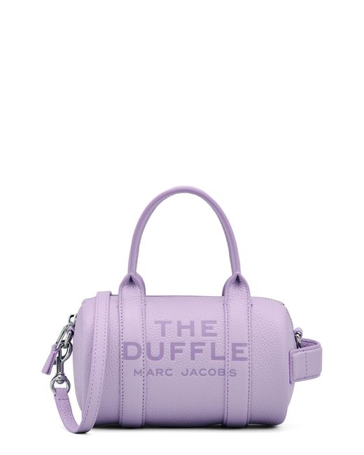 Marc Jacobs Purple The Mini Leather Duffle Bag
