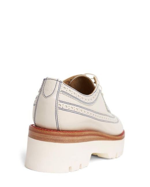 The Office Of Angela Scott White Miss Lucy Wingtip Platform Derby