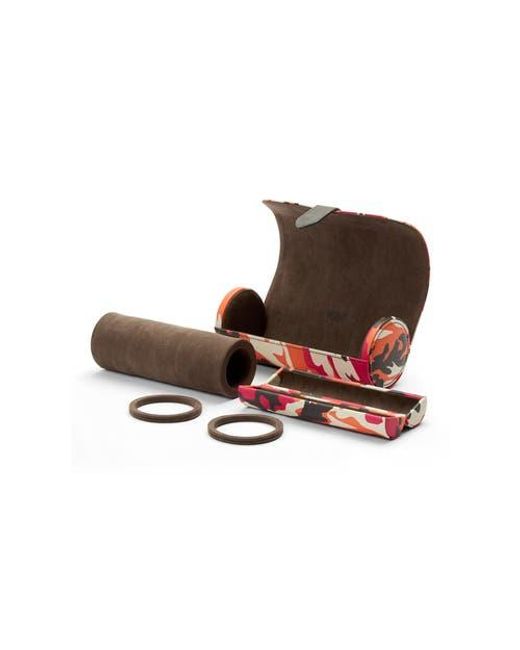 Wolf Red Elements Triple Watch Roll With Capsule for men