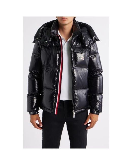Moncler Men's Black Montbeliard Short Down Jacket