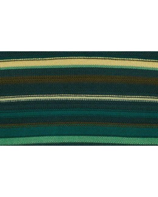 J.W. Anderson Green Stripe Extrafine Merino Wool Sweater for men