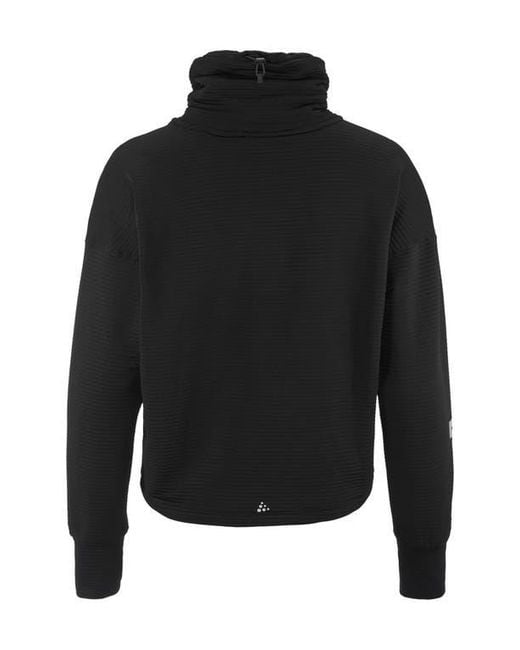C.r.a.f.t Black Subz Turtleneck Jersey Sweatshirt