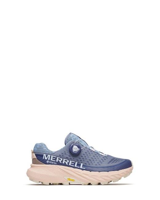 Merrell Blue Agility Peak Boa Gore-Tex Waterproof Trail Running Shoe