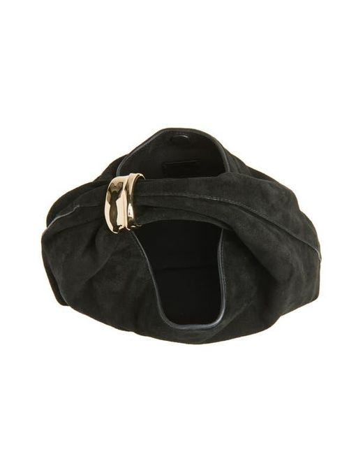 Madewell Black The Suede Mini Ring Pouch