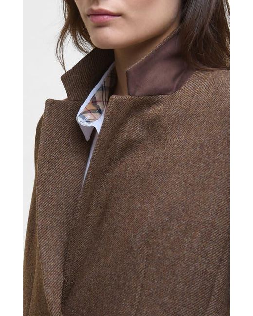Barbour Brown Elm Wool Jacket