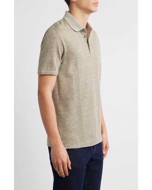 Boss Natural Press Cotton And Linen Polo for men