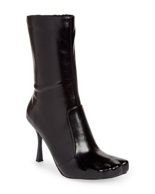 Jeffrey Campbell Black Visionary Stiletto Boot