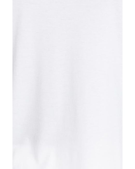 Sunspel White Sea Island Cotton T-Shirt for men