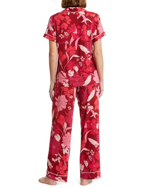 Nordstrom Red Moonlight Eco Crop Pajamas
