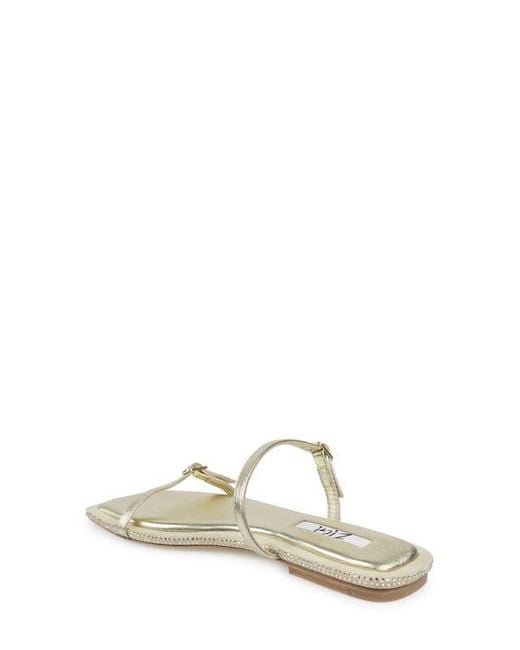 Zigi White Two-Strap Sandal
